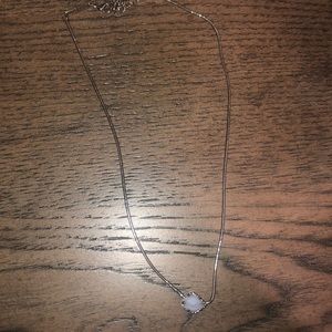 Periwinkle Kendra Scott Silver Necklace